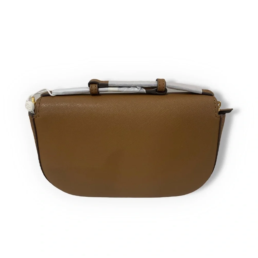 NWT TORY BURCH EMERSON Top Handle Leather Crossbody bag with Chain Strap - Picture 9 of 9